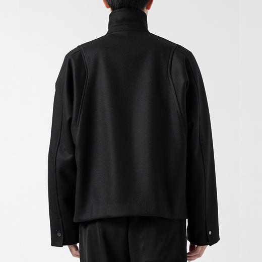 Irenisa MODIFIED SLEEVE ZIP BLOUSON 日本尾州羊毛立领夹克 商品图3