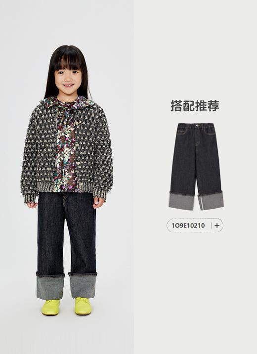 jnby  24年冬款  短款开襟毛衫  1OA310470 商品图7