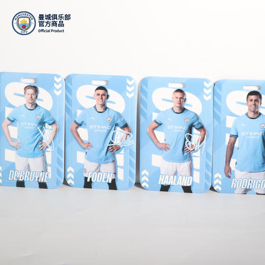 【官方正版】曼城俱乐部 | 蓝色印刷滑动质感球星卡套球迷周边 商品图3