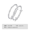 Winy9999足银竹影相依宝宝镯送女友闺蜜节日生日礼物 商品缩略图5