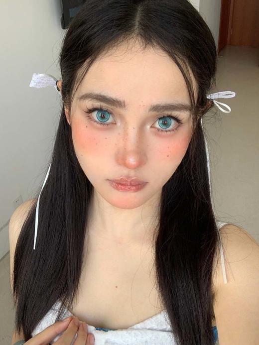 hancon 日抛美瞳 （10片装）  蓝眼泪 直径14.2mm着色13.8mm 商品图2