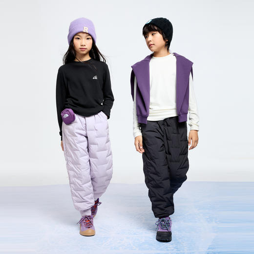 【轻薄5~15℃】男女童羽绒裤保暖防风束脚冬季新款安奈儿童装EM446578 商品图12