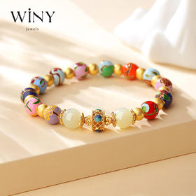 Winy925纯银满园春色手链送女友闺蜜节日生日礼物