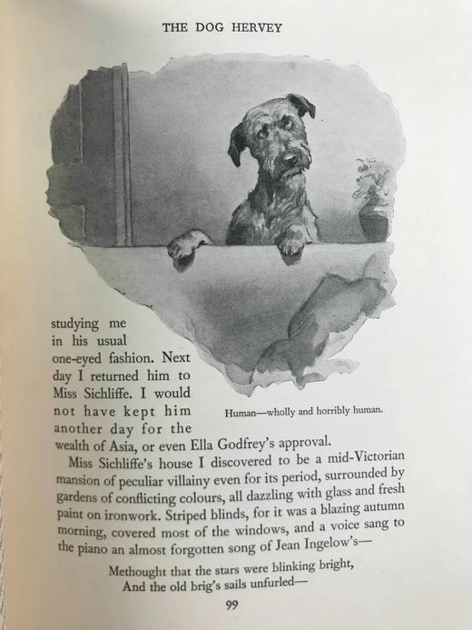 1935年 吉卜林小狗故事集 数十幅趣味插图 全真皮精装32开 商品图14