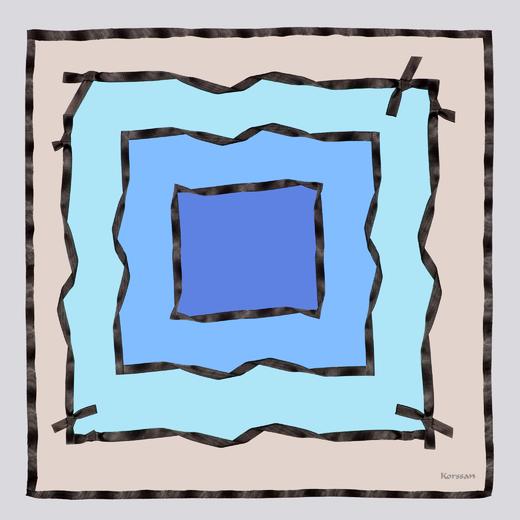 桑蚕丝方巾 KSS1801001 商品图0