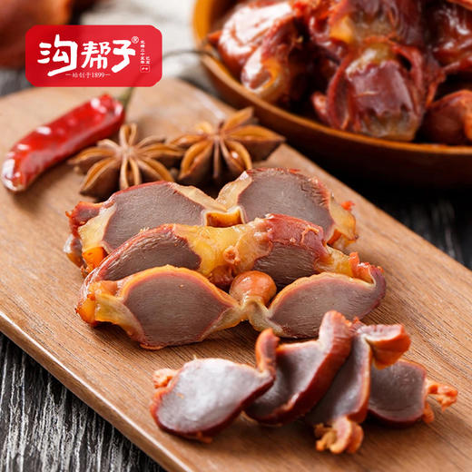 沟帮子鲜熏小食 十二道熏味 鸡胗135g*3袋 商品图3