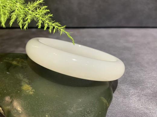 【御珠宫坊】羊脂白玉手镯54mm 商品图2