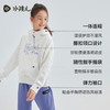 水孩儿童装2024秋冬女童卫衣中大童运动柔软加绒宽松弹性连帽时尚 商品缩略图4