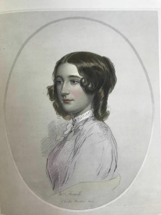 1852年 科克兰德夫人《家居丽人之书》 12幅彩色肖像插图 全真皮精装大16开 商品图8