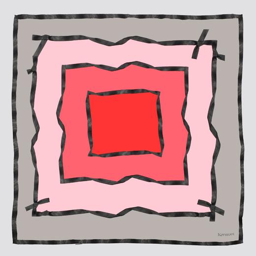 桑蚕丝方巾 KSS1801001 商品图7