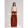 MAISON CECILE冬日7色/圈圈羊毛保暖修饰腿型镰刀弧形裤 商品缩略图4