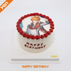 动漫糖纸打印蛋糕（提供图片）