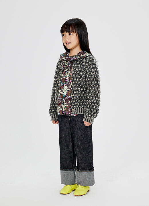 jnby  24年冬款  短款开襟毛衫  1OA310470 商品图8