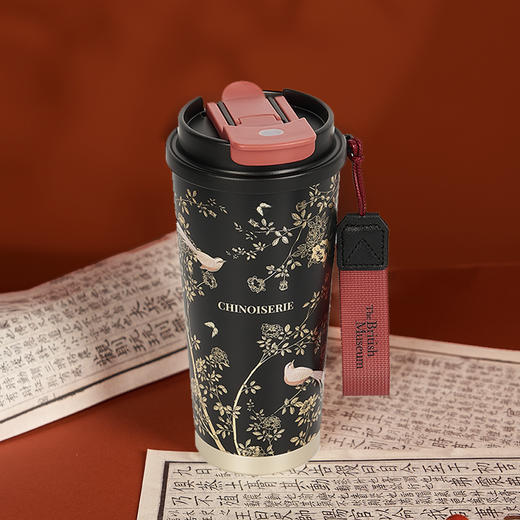 大英博物馆东方梦境灵羽芳地便携咖啡保温杯高颜值冬天送女朋友新年礼物 商品图1