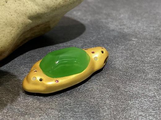 【御珠宫坊】金镶碧玉吊坠 商品图3
