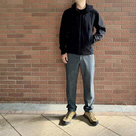 巨推荐--24秋冬轻户外鸟/软壳防泼水抓绒休闲男裤 商品图7