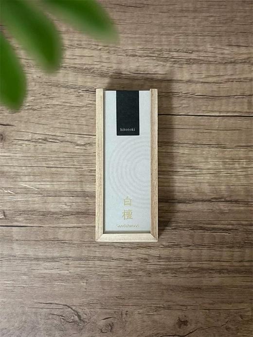 日本京都香彩堂灯刻系列线香白檀木莲沉香 商品图2