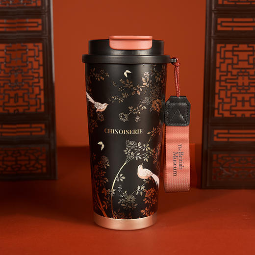 大英博物馆东方梦境灵羽芳地便携咖啡保温杯高颜值冬天送女朋友新年礼物 商品图3