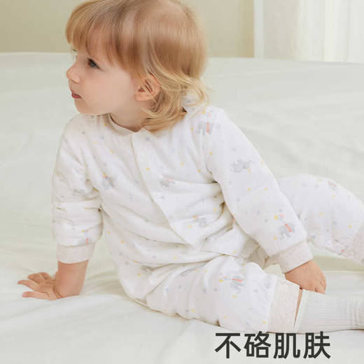 英氏新生儿连体衣秋冬夹棉大豆棉哈衣YLHAJ3Q022A YLAAJ3Q022A 商品图1