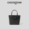 cocoglow·黑金系列中号女士手提包泰国手工工艺编织包菜篮子中号 商品缩略图0