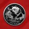 1996年1/2盎司熊猫银币 老精稀 封装评级带礼盒 商品缩略图0