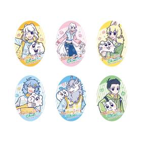 非人哉x奇米蛋联名系列 马口铁徽章 吧唧 6包/盒 国谷