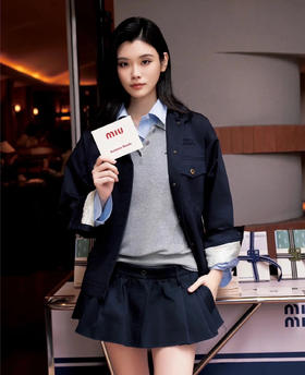 现货 THS 10.21-限时 缪家 情侣款 贴布logo工装元素 垂坠有筋骨拉链外套 QF080