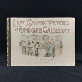 38*27.5cm！1888年 蓝道夫·凯迪克《最后的图像》 71页彩色插图 精装8开
