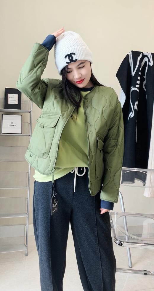 蕉家同款2.0气绒超轻葫芦纹显瘦棉服 商品图1