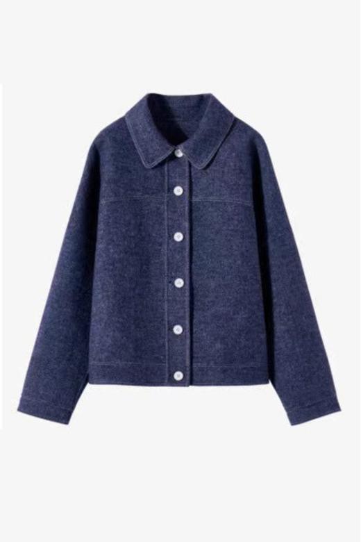 DUIBAI对白 双面呢羊毛大衣套装 10394 商品图4