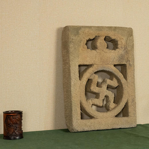 明 石雕万字纹围栏 商品图4