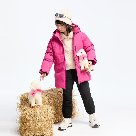 女童保暖舒弹棉裤冬季新款安奈儿童装实体店同款AG446816 商品图5