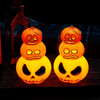 【云优选】南瓜灯商场酒店户外场景布置发光道具表情电子蜡烛摆件 万圣节装饰 商品缩略图1