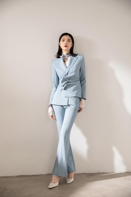 Le Malene 设计感通勤西装外套喇叭裤套装 17321 商品图4