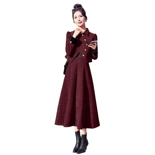 高级感小香风外套半裙两件套裙YF9696 商品图4