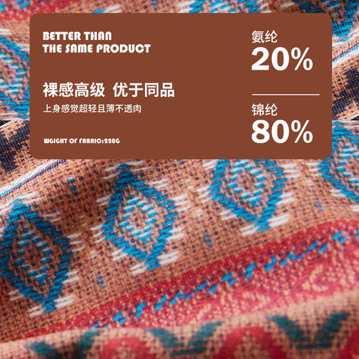 【126元任选2件】跃牌【漫西】系列 波西米亚风吊带运动文胸女带胸垫健身瑜伽内衣聚拢胸罩抹胸Y219+Y156 商品图2