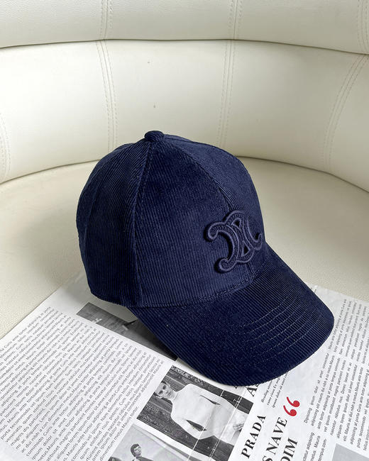 现货 THS 10.21-无 塞林 凯旋门贴布logo棒球帽 灯芯绒材质太阳帽棒球帽 4色 CN186 商品图4