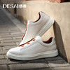 可选加绒 德赛 【一脚蹬免系带】德赛春季新款头层牛皮低帮百搭休闲鞋  DS30155 商品缩略图0