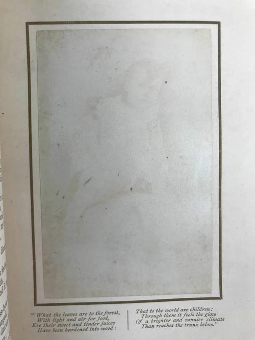 约20世纪早期 朗费罗诗集 配多幅手工贴图 全真皮精装32开 商品图10