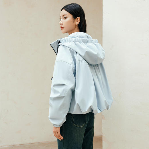 玳莎两件套派克服羽绒服女2024年新款冬季加厚保暖设计感连帽外套  ED41305 商品图3