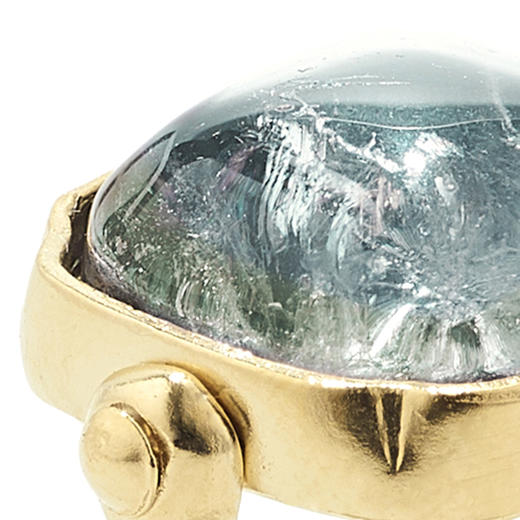 北京仓｜Goossens Paris-Cabochons Square-戒指（丹宁蓝色）［法国设计师］ 商品图1