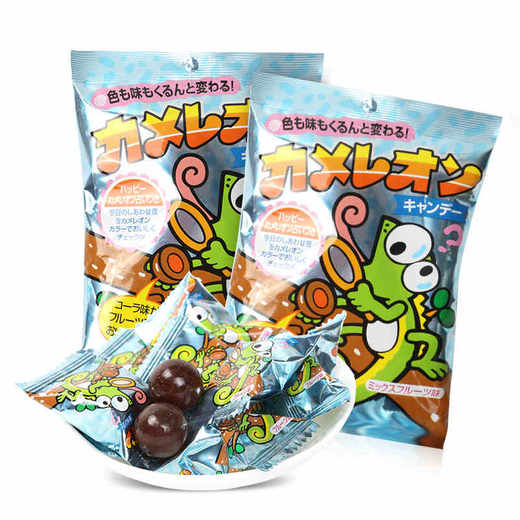 京品良町 变色龙什锦水果味糖果 55g 商品图0