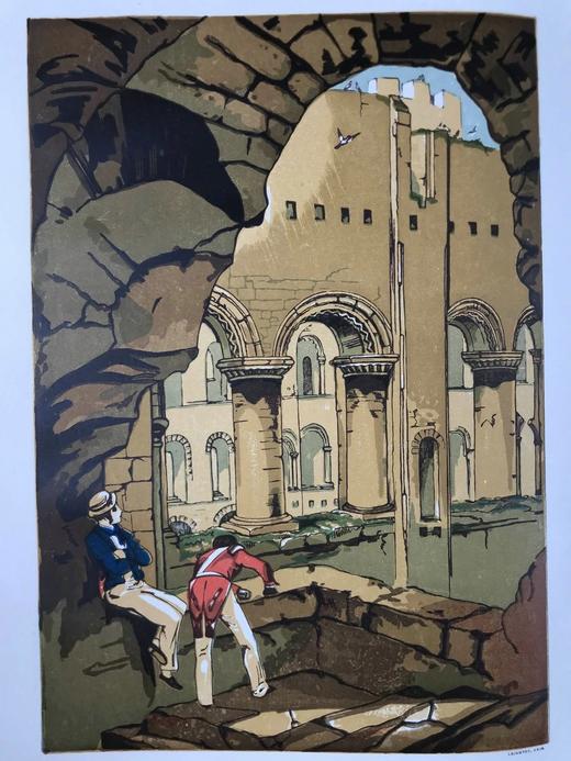 约19世纪后期 英国旧影：皇室/教会/市政/贵族及大众风俗博物览（全2卷） 近千幅版画插图（约40幅套色版画） 漆布精装8开 商品图7