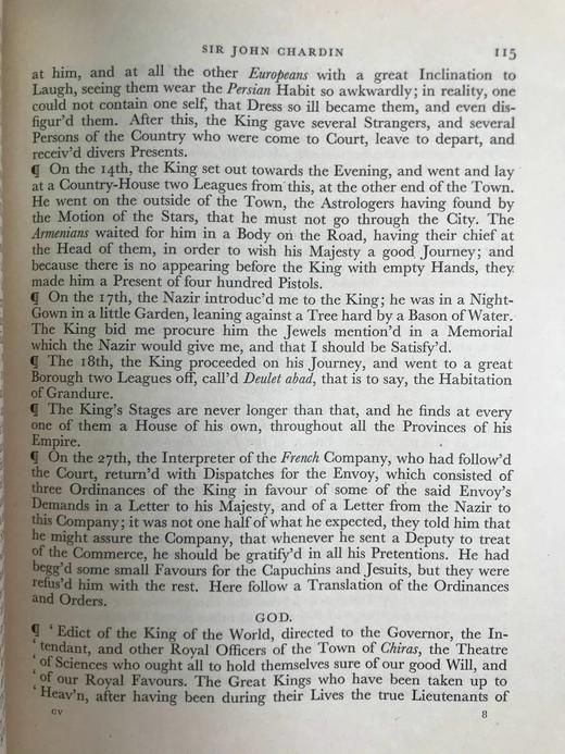 限量版毛边本！有编号！1927年 约翰·夏尔丹波斯游记 配插图与地图 漆布精装16开 商品图12