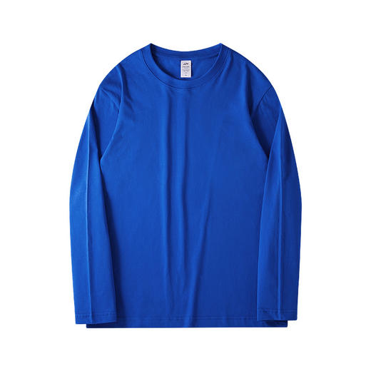 「买1送1！230g纯棉长袖，数色可选」秋冬季新款230克纯棉长袖T恤 圆领上衣服白色打底衫男上衣 商品图4