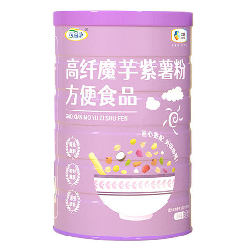 中粮  可益康高纤魔芋紫薯粉礼盒1000g 商品图1
