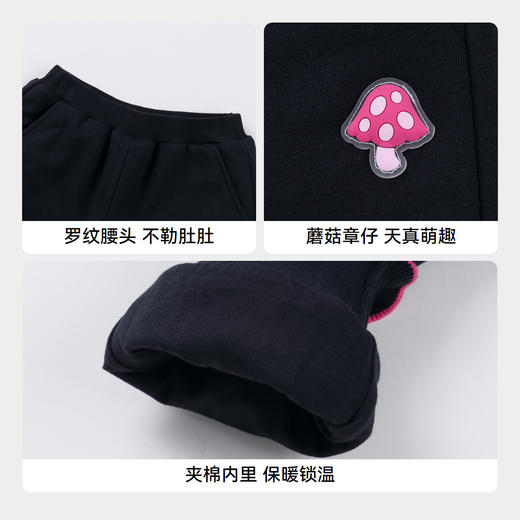 女童甜美舒弹棉裤冬季新款安奈儿童装实体店同款XG446750 商品图4