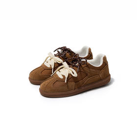 LT&MR女童德训鞋运动休闲鞋公主鞋24新款简约鞋橡胶真皮男女童鞋