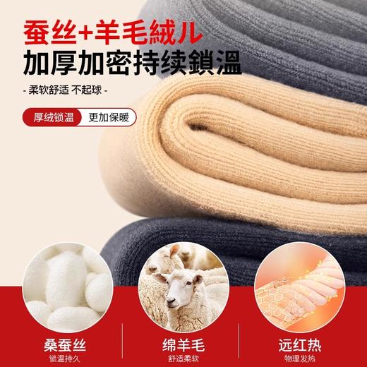zeamo羊毛蚕丝护膝绒感远红外线款 商品图1
