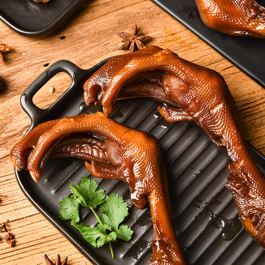 狮头鹅--卤鹅掌  4只600g 商品图1